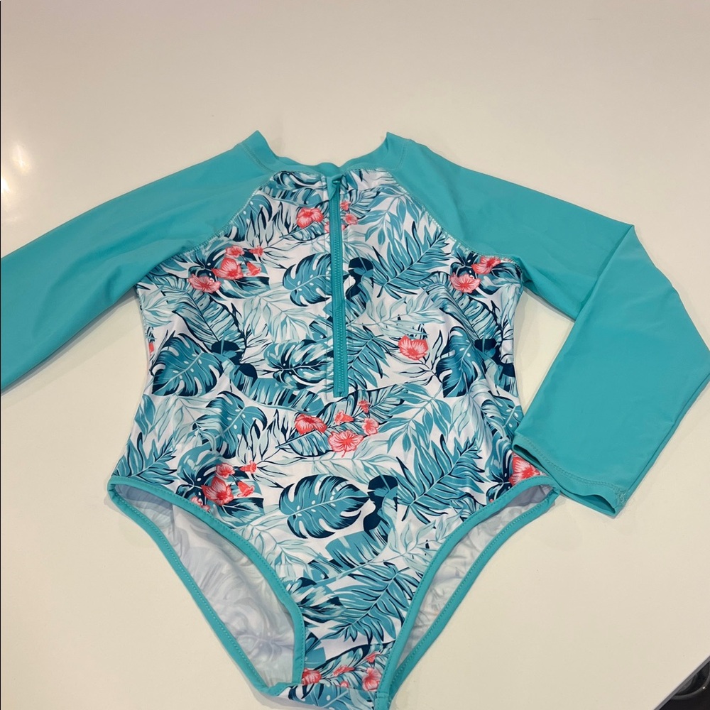 Tropical Floral Kids Swimwear